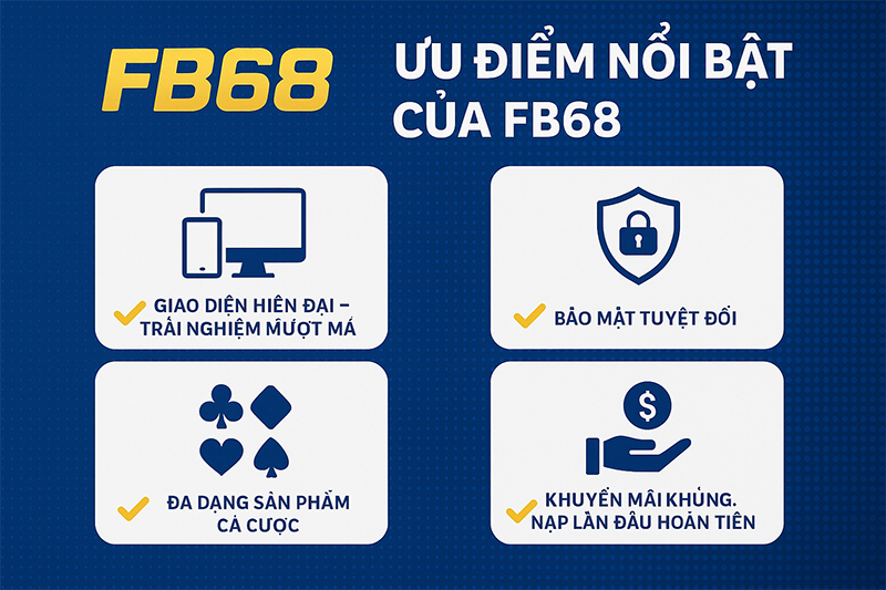Ưu điểm vượt trội của FB68